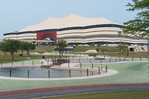 Estádio Al Bayt em Doha no Catar