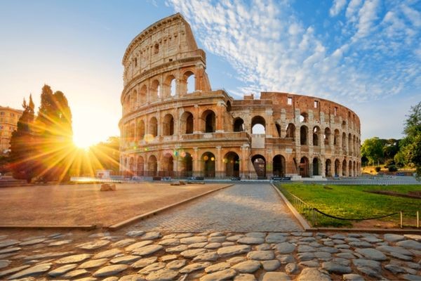 vista del Coliseo romano