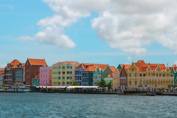 imagem de Willemstad, capital de Curaçao