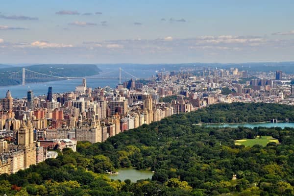 imagem do central park, um dos principais pontos turísticos de nova york