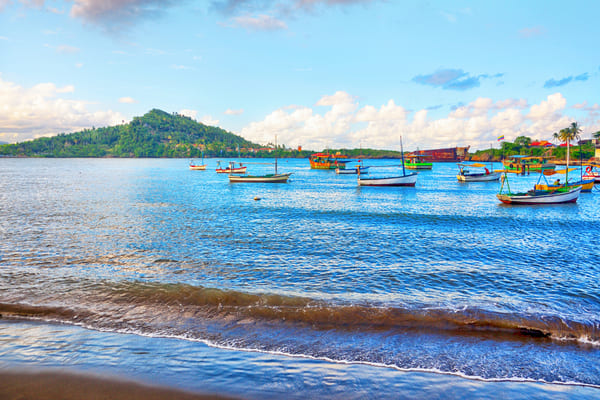 La bahía de Baracoa al atardecer, Cuba