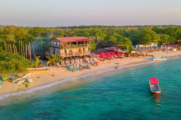 Vista de Playa Blanca, Cartagena