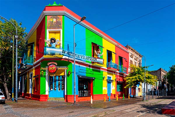 El Caminito en el Barrio La Boca