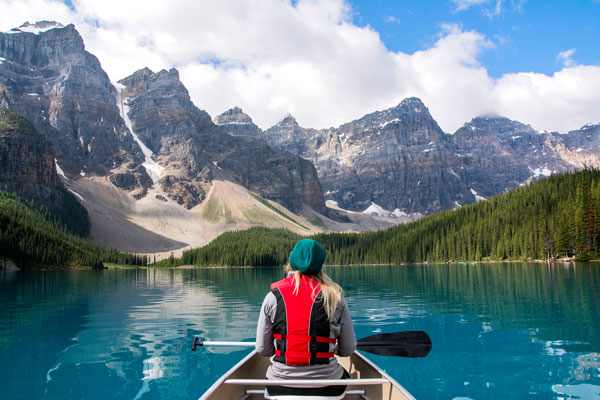 Lago Moraine, Canadá