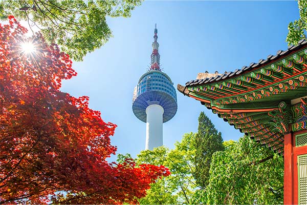 La Torre de Seúl en Corea del Sur