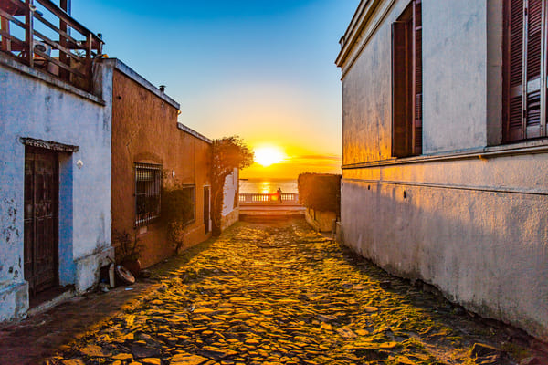 La puesta de sol de Colonia del Sacramento