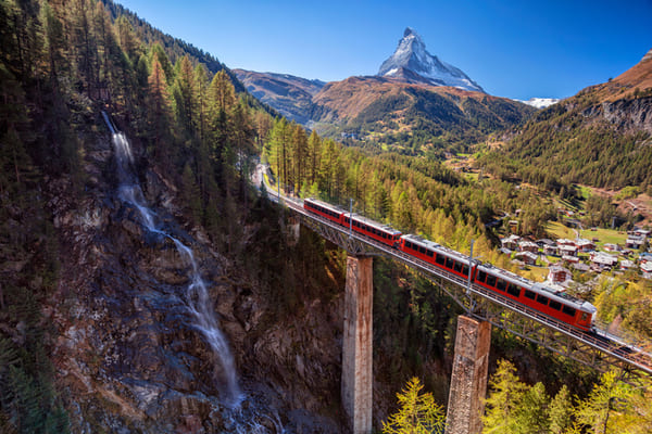 Tren en Zermatt, Suiza