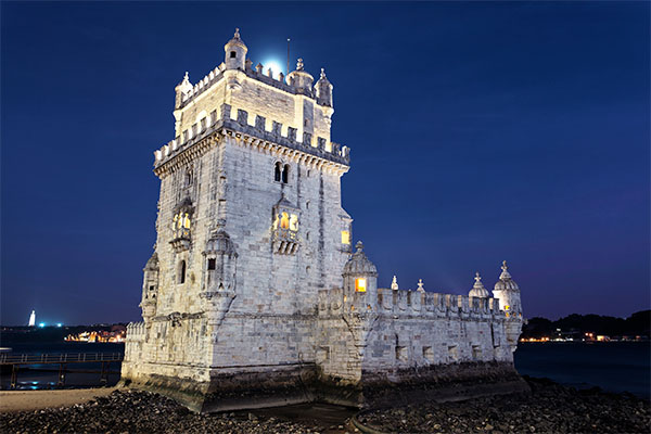 La torre de Belém en Portugal, Lisboa