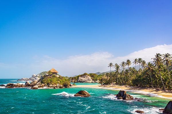 Playa en Parque Nacional Tayrona, Colombia