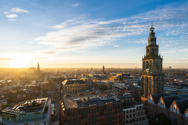Groningen y la torre Martini