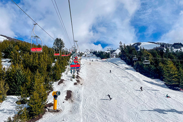 Pista de esquí en Cerro Catedral, Bariloche, Argentina