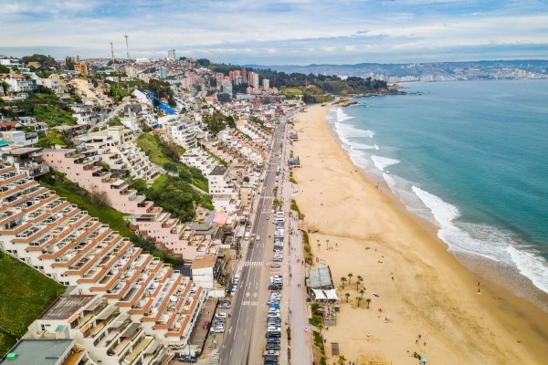 Vista aérea de Viña del Mar