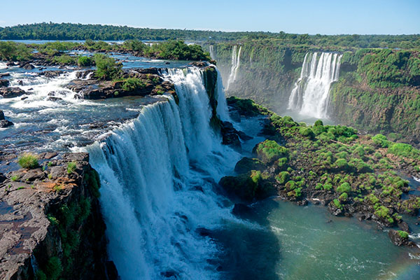 Vista aérea de las Cataratas del Iguazú