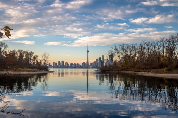 Paisaje Toronto en Canadá