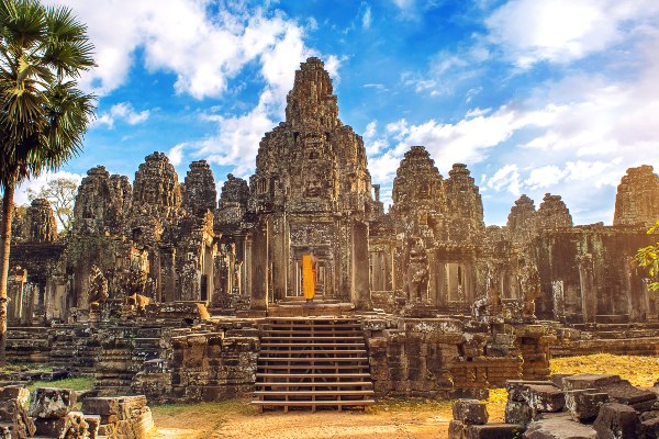 Templo Bayón en Angkor, Camboya