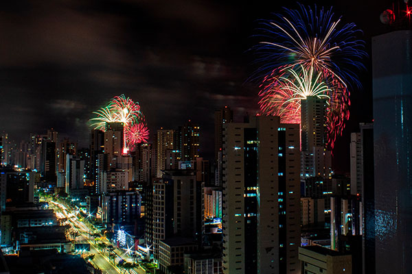 Año Nuevo en Recife, Brasil
