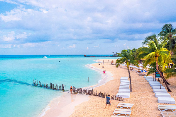 Playa Norte en Isla Mujeres, México