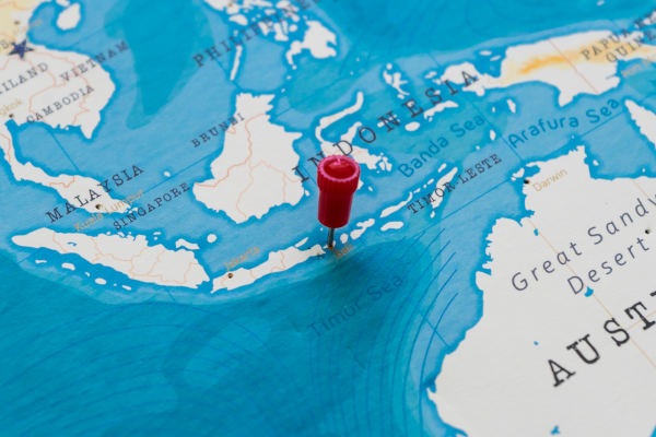 Donde queda Bali mapa y actividades destacadas de la isla.