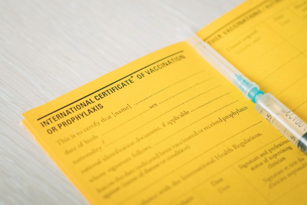 Certificado Internacional de Vacunación contra la Fiebre Amarilla.