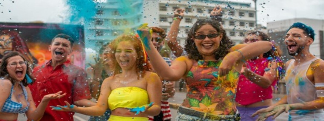 Festival de colores Holi, en India