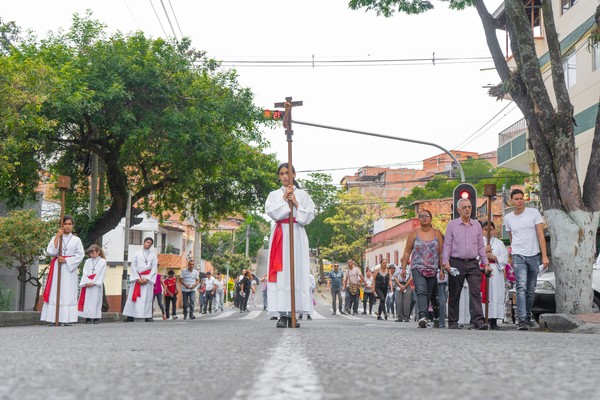 Procesión de Semana Santa en Medellín, Colombia