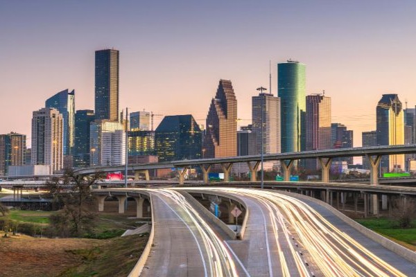 Skyline de la ciudad de Houston, Texas.