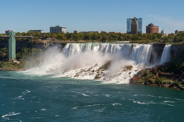 Horseshoe Falls, una de las cascadas de las Cataratas del Niágara.