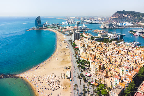 playas de barcelona imagenes