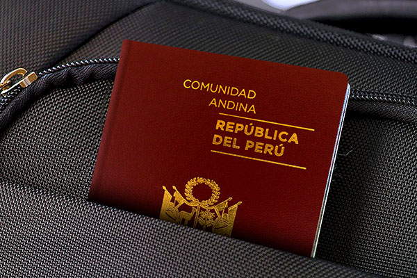 Imagen de pasaporte peruano